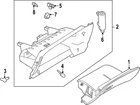 Genuine Nissan Glove Box Door 68510-6MR0B New. Price: $145.80.