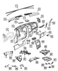 Genuine Mopar Glovebox Door Latch 1EZ43VT9AA New. Price: $15.82.