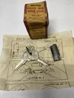 Mopar Glove Box Door Cylinder & Keys 41-42 Desoto, Chrysler New. Price: $59.50.
