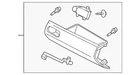 Genuine Mazda Glove Box Assembly EG23-64-030A-34 New. Price: $51.72.