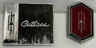 1966-67 Oldsmobile Cutlass Dash Emblem # 395161 & Sail 1698519 Oem Original Used. Price: $36.00.
