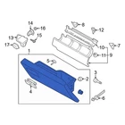 Ford F-250 Super Duty 2017-2022 HC3Z25060T10BF Front Glove Box Door New. Price: $255.96.