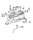 Genuine Mopar Cup-holder 7FH70TX7AA New. Price: $25.77.