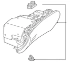 Genuine Mercedes-benz Glove Compartment Housing 238-680-35-00-1D29 New. Price: $557.50.