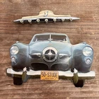 1950 Studebaker Glove Box Emblem Marker Logo Badge Trim XO-675 And Cutout Used. Price: $19.00.