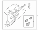Genuine Mercedes-benz Glove Compartment Housing 166-680-45-01-9H15 New. Price: $750.00.