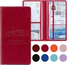 Registration And Insurance Card Holder For Women Men, Red Glove Box Paperwor New. Price: $17.99.