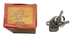 New Old Stock Glove Box Lock For 1949-56 Mopar Models #1296075. Price: $85.00.