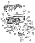 Genuine Mopar Opening Glove Box 68394065AA New. Price: $96.53.