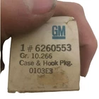 Gm General Motors Part #6260553 New Old Stock. Price: $26.00.