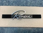 1963 Buick Riviera Interior Glove Box Emblem/badge 5-1/2" #1361500 Silver/blk Vg Used. Price: $15.55.