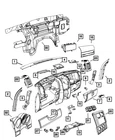 Genuine Mopar Glovebox Door Latch 1EZ43XDVAA New. Price: $15.34.