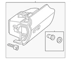 Genuine Mercedes-benz Glove Compartment Housing 172-680-78-00-8Q84 New. Price: $368.78.