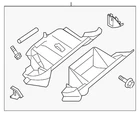 Genuine Nissan Glove Box Assembly 68500-JA02A New. Price: $404.30.