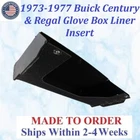 New 1973-1977 Buick Century & Regal Glove Box Liner INSERT#BUK-GBX-130. Price: $89.99.