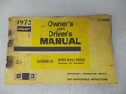 Pickup TGMC1500 1975 Owners Manual 17373 Used. Price: $16.99.