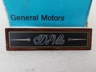 Nos Oem Gm 1987-1993 Cadillac Deville Glove Box Emblem 1632629 New!. Price: $35.00.