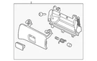 Genuine Gm Compartment Box 87858535 New. Price: $131.09.