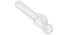 Genuine Volkswagen Glove Box Strap 7C1-858-309-A New. Price: $18.62.