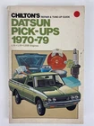 Chilton Datsun Pick-ups Repair & Tune-up Guide 1970-79 L16 L18 L20B Manual Used. Price: $22.38.