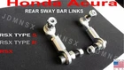 Acura Rsx Rear Adjustable Sway Bar End Links DC5 Type R, S, 02 03 04 05 06 Honda New. Price: $87.00.