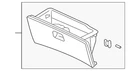 Genuine Honda Glove Box Assembly 77500-S9V-A02ZB New. Price: $270.00.