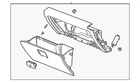 Genuine Gm Black Instrument Panel Compartment 84875816 New. Price: $162.57.