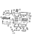 Genuine Mopar Glovebox Latch SC88BD1AA New. Price: $20.79.