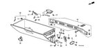 Genuine Honda Lock Assembly Glove Box *NH1L* (black) 77540-SE3-003ZA New. Price: $7.58.