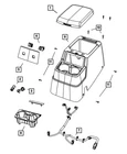 Genuine Mopar Glove Box Door Bumper 5019386AB New. Price: $10.73.
