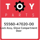 55560-47020-D0 Toyota Lock Assy, Glove Compartment Door 5556047020D0, New Genuin. Price: $144.77.