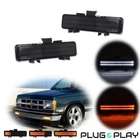 For Chevy S10 Blazer 1983-1994 Smoke Lens Switchback Led Drl / Turn Signal Light New. Price: $64.99.