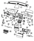Genuine Mopar Instrument Panel Glove Box 1RA061VSAA New. Price: $55.43.