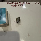 Gm 1154259 Cylinder,front Floor Console Door Lock Uncoded Universal New. Price: $36.43.