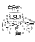 Genuine Mopar Glovebox Door Latch 1JK83DX9AC New. Price: $64.01.