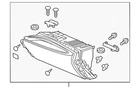Genuine Acura 2018-2020 Tlx Glove Box Assembly 77510-TZ3-A04ZH New. Price: $529.41.