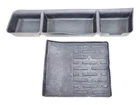 2006-2014 Honda Ridgeline Front Center Console Tray, Dash Liner Protector Black, Used. Price: $65.04.