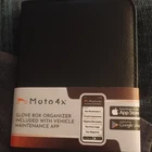 MOTO4X Leather Registration Insurance Card Holder, Black New. Price: $11.00.
