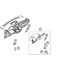 Genuine Mopar Striker Plate 68655033AA New. Price: $7.30.