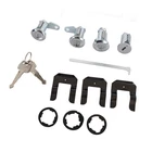 1967-1969 Ford Mustang Polished Stainless Ignition Doors Trunk Lock Set Keys New. Price: $54.95.
