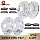 Fit For 1.8L Honda Civic 2006-2011 Front Rear Rotors Pads Drilled Brakes New. Price: $101.25.