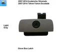 15296555 07 To 14 Silverado Tahoe Yukon Suburban Glove Box Latch Lock Light Gray Used. Price: $39.00.