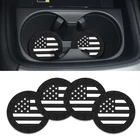 Hqrnyp 4PCS Car Cup Holder Coasters, 2.75*2.75 Inches, Black New. Price: $11.60.