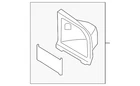 Genuine Audi Side Trim Insert Panel 8K9-863-990-YEJ New. Price: $304.80.