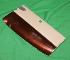 Used Oem 1941 Plymouth Special Deluxe Coupe Glovebox Door 936697 - Brown & Cream. Price: $100.00.