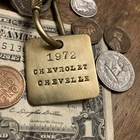 1972 Chevrolet Chevelle Solid Brass Key Fob Chevy New. Price: $14.95.