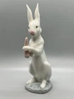 Lladro Snack Time Figurine #5889 Rabbit Eating Carrot Used. Price: $112.88.