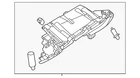 Genuine Mitsubishi Glove Box Frame 68522W021P New. Price: $151.76.