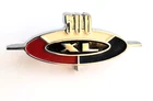 1963 1964 Ford 500 Xl Glove Box Door Emblem , Reproduced Remanufactured. Price: $140.00.