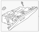 Genuine Mercedes-benz Glove Box Assembly 254-680-00-03-8V10 New. Price: $324.00.